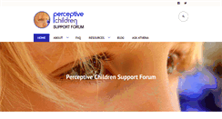 Desktop Screenshot of perceptivechildren.org